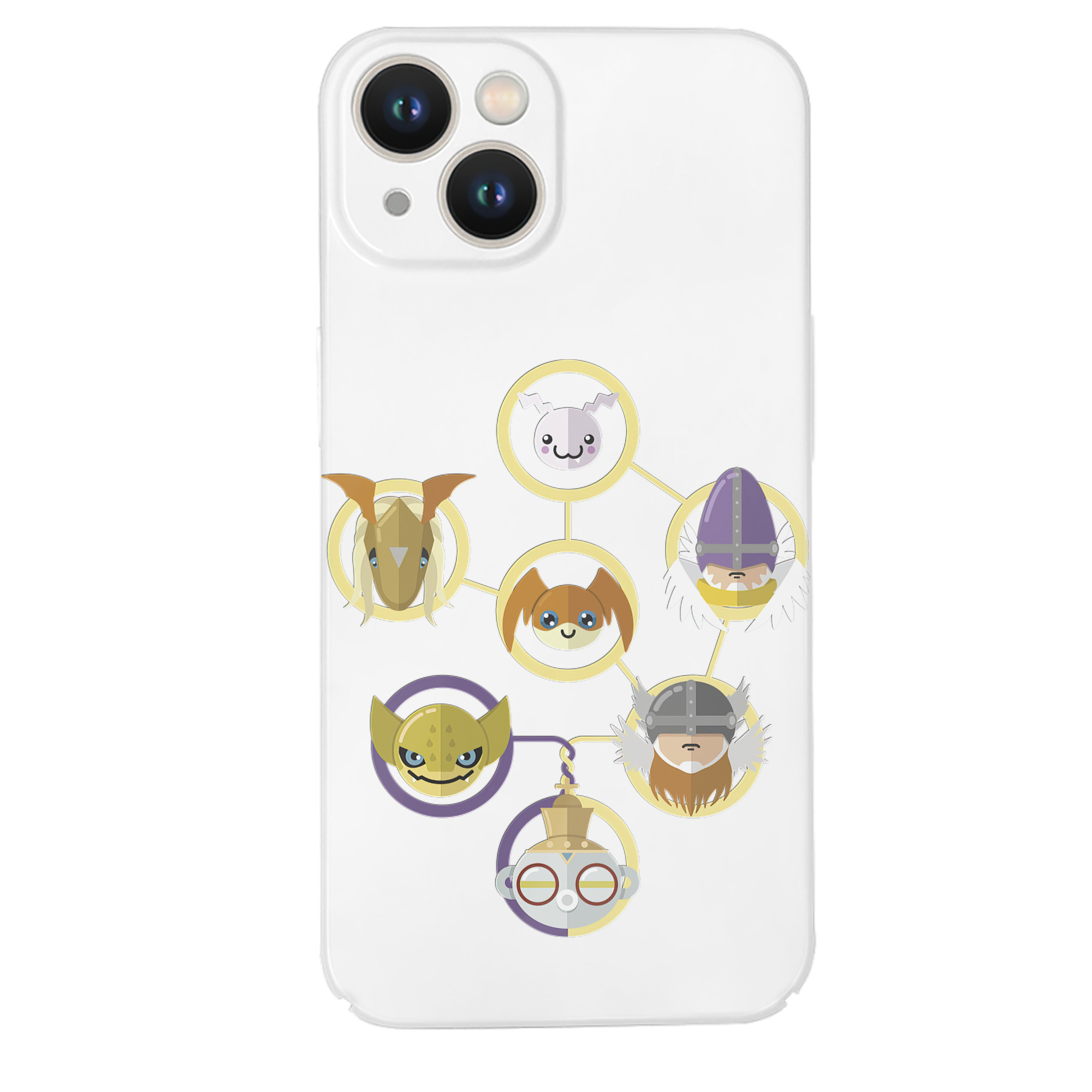 （画像用） Digimon デジタルモンスター/デジモン 【iPhone 14シリーズ対応】ハードケース